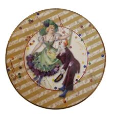 collection John Grossman Mardi Gras Porcelain 8 in GORGEOUS Plate Punch Studio picture