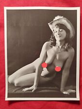 Original Vintage Silver Gelatin 1970s Fine Art Nude Cowgirl 8x10 Photos picture