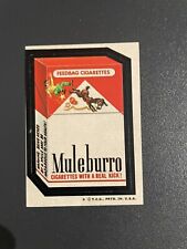 1973 Topps Wacky Packages Series 5 Muleburro Tan Back picture