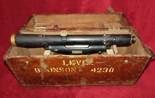 Vintage Brunson Surveying Transit 4238 in Original Wood Box Please Read picture