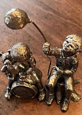 Michael Ricker Silvered Bronze Sculpture Kids Balloon Figurines Ltd Set 66/100 picture