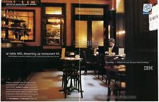 2002 IBM ThinkPad Intel Table #80 Restaurant #5 Vintage Magazine Print Ad/Poster picture