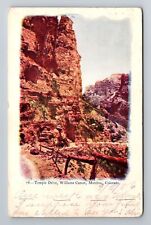 Manitou CO-Colorado, Temple Drive, Williams Canon, Vintage c1906 Postcard picture
