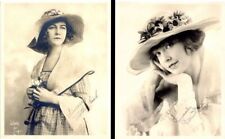 Pair of Stamp Signed Portraits of Dorothy and Lillian Gish - Autographs of Famou picture