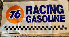 UNION 76 Racing Gasoline Banner Vinyl  (1997?) 48: x 24