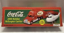 Coca-Cola 2000 Holiday Helicopter Carrier Limited Edition '62 Replica NEW IN BOX picture