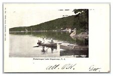 Victorian Ladies boating on picturesque LAKE HOPATCONG New Jersey picture