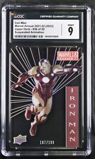 2021-22 Marvel Annual Iron Man 36 of 50 Suspended Animation /199 CGC 9 picture