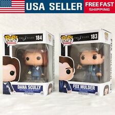 FUNKO POP Television The X Files 183# Fox Mulder 184# Dana Scully Action Figure picture