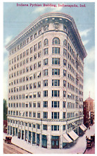 Indianapolis Indiana Pythian Building Antique Postcard Posted 1909 picture