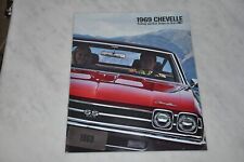 Original 1969 Chevrolet Chevelle Sales Brochure 69 Chevy SS 396 Malibu 300 Coupe picture