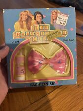 The Babysitter's Club Vintage Fashion Set Lip Tint Hair Bow NEW 1991 RARE NOS picture