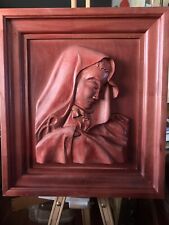 Beautiful Hand Carved Maddona picture