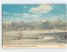 Postcard Wintertime in the Mission Mountains Western Montana USA picture