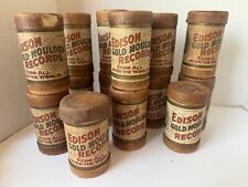 lot 14 Edison Gold Moulded Records Echo All The World 1900s National Phonograph picture