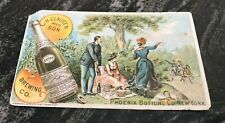 PRE-PRO H. CLAUSEN & SON / PHOENIX BOTTLING CO TRADE TRADE CARD NEW YORK NY picture