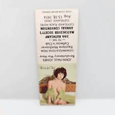 Vintage Girlie Matchcover 1974 RMS Convention Keystone Club picture