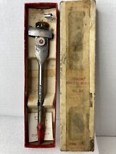 Vintage Irwin No.22 Micro-Dial Expansive Wood Bit Bores 7/8'' To 3'' w/ Orig Box picture