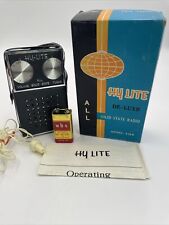 Hy Lite All Solid State Radio De-Luxe E164 Transistor With Box Tested Works picture