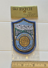 NIP Arapahoe Basin Colorado Skiing Ski Resort Area Woven Blue Felt Patch Badge picture