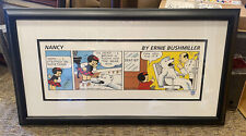 Nancy Ernie Bushmiller Dentist Comic Strip Art Framed Certificate #24/500 picture