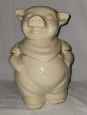 Shawnee Smiley Pig Cookie Jar Cold Painted 1942 Original Rare picture