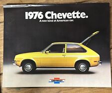 NEW OLD STOCK 1976 Chevrolet Chevette Dealer Sales Brochure Catalog Folder picture