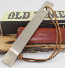 Schrade Old Timer HS1 Honesteel Knife Sharpener and Honing Steel Leather Sheath picture