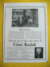 KODAK CINEMA PRESS RELEASE MODEL B KODASCOPE Baby ON TRICYCLE SCREEN 1927 picture