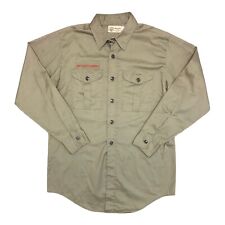 Vinatge Boy Scouts Of America Men’s Shirt Small Button Up Long Sleeve picture