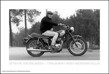 Steve McQueen - Triumph 650 Bonneville picture