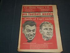 1973 JANUARY 20 PRO FOOTBALL WEEKLY NEWSPAPER - GEORGE ALLEN-DON SHULA - NP 3516 picture