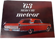 Vintage 1963 Mercury Meteor Sales Brochure Catalog Specs Illustrations picture