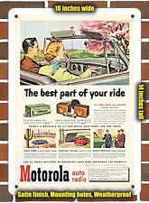 Metal Sign - 1951 Motorola Auto Radio- 10x14 inches picture