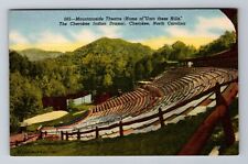 Cherokee NC-North Carolina, Mountainside Cherokee Theatre, Vintage Postcard picture