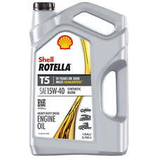 Shell Rotella T5 Synthetic Blend 15W-40 Diesel Engine Oil, 1 Gallon picture