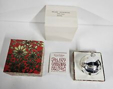 1979 WALLACE SILVER PLATE SLEIGH BELL Original Box And Papers picture