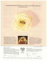 1989 Franklin Mint Fratelli Coppini Rose Ring Vintage Print Advertisement picture