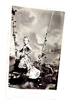 C 1880S NELLIE KEELER CDV BARNUM CIRCUS ATTRACTION DWARFISM LITTLE QUEEN MAB picture