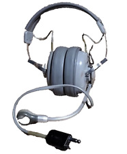 Aviation Pilot Headphones Telex M100 Vantage Chrome model unknown not tested picture