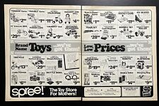 Spree Toy Store 1971 Vintage Print Ad 20.5