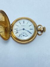 Vintage 1880-1890 RARE American Waltham Watch Co. Seaside Pocket Watch  picture
