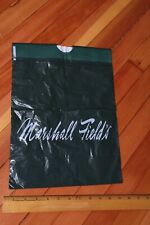 Marshall Field's Vintage Plastic Shopping Green Bag Chicago picture