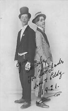 RPPC Postcard 1921 Leon & Eddy Vaudeville entertainers autograph 23-3585 picture