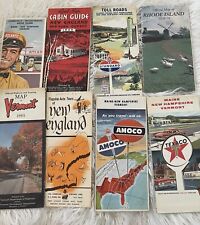 vintage road maps lot from 1960s - 70s MIX STATES VERY OLD MAPS Lot Of 8 picture