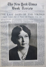GWTW ADVERT SIGRID UNDSET - GUNNAR'S DAUGHTER - VIKINGS - 1936 July 26 NY Times  picture
