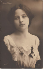 Russian Pianist Tina Lerner 1909 Portrait Antique RPPC Postcard - Unposted picture