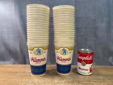 Vintage Hamm's Beer Wax Coated Dixie Cups Lot of 38 Original Ballpark picture