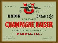 Champagne Kaiser Beer Label 9