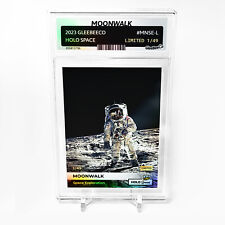 MOONWALK Space Exploration Art Card 2023 GleeBeeCo Holo Space #MNSE-L /49 Made picture